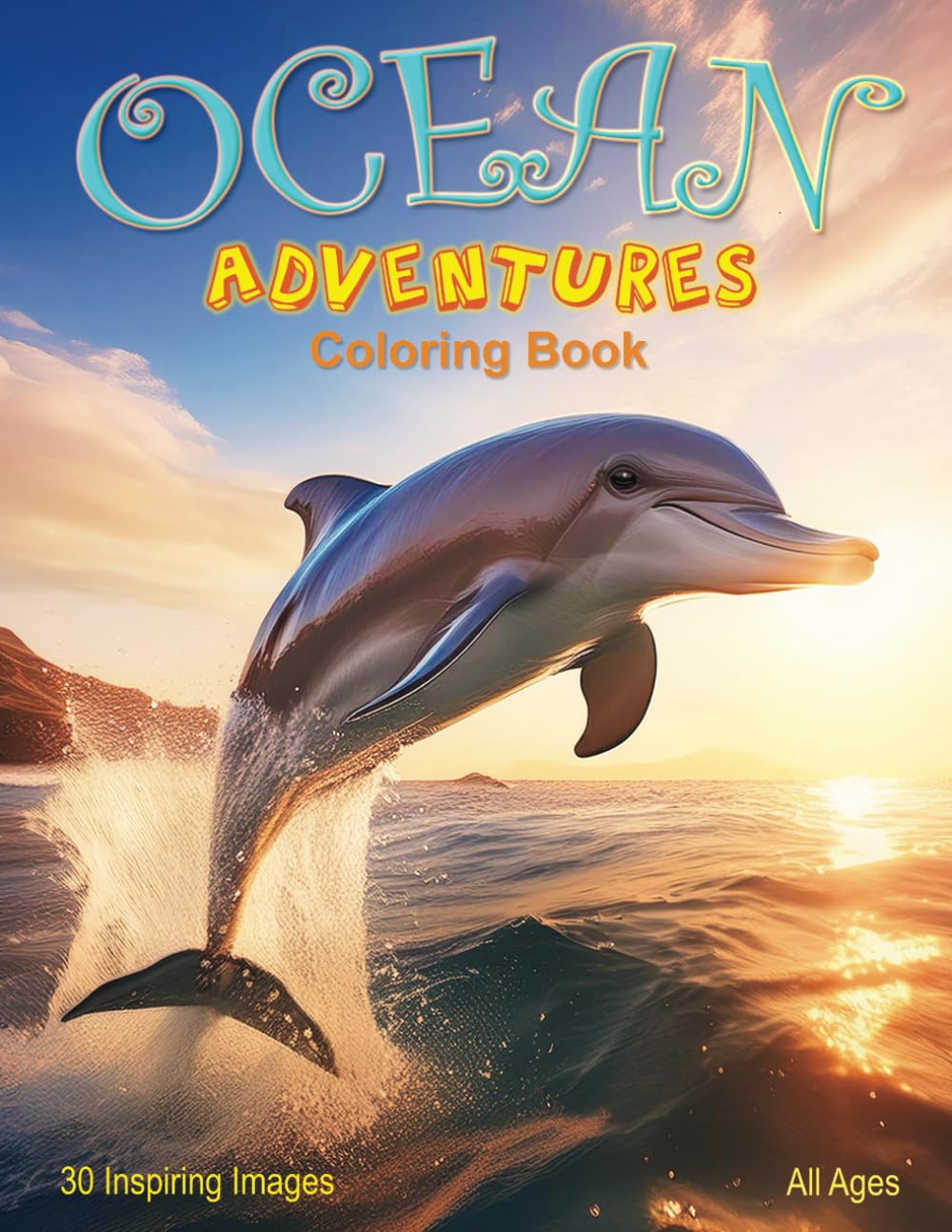 Ocean Adventures: A Coloring Journey Above and Below the Sea!
