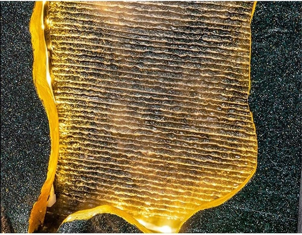 Outdoor Fountain Rockery Flowing Water Fountain Circulating Fish Pond Landscape Decoration Office Courtyard Wealth Attraction Floor Garden Water Feature(Gris)