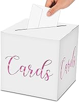 Vista 6 de Caja de tarjetas clásica y elegante, 1 juego de caja de recepción de tarjetas de estampado en caliente para regalo de sobre y dinero, decoración