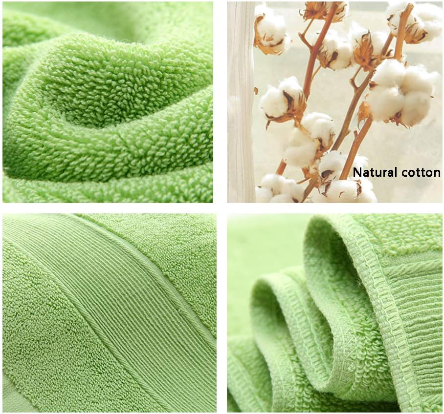 JINGXIN Cotton Face Cloth Thicken Absorbent Washcloths for Daily Use,13.7 x 13.7 Inch,Coffee,6 Pack