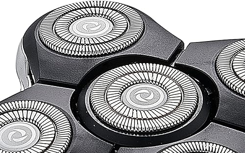 Miniatura 3 de Cuchilla de repuesto de 5 cabezales compatible con Skull Pitbull, Butterfly Kiss y Palm Electric Razors, compatible con NORELCO SERIES 5000,9000, 2