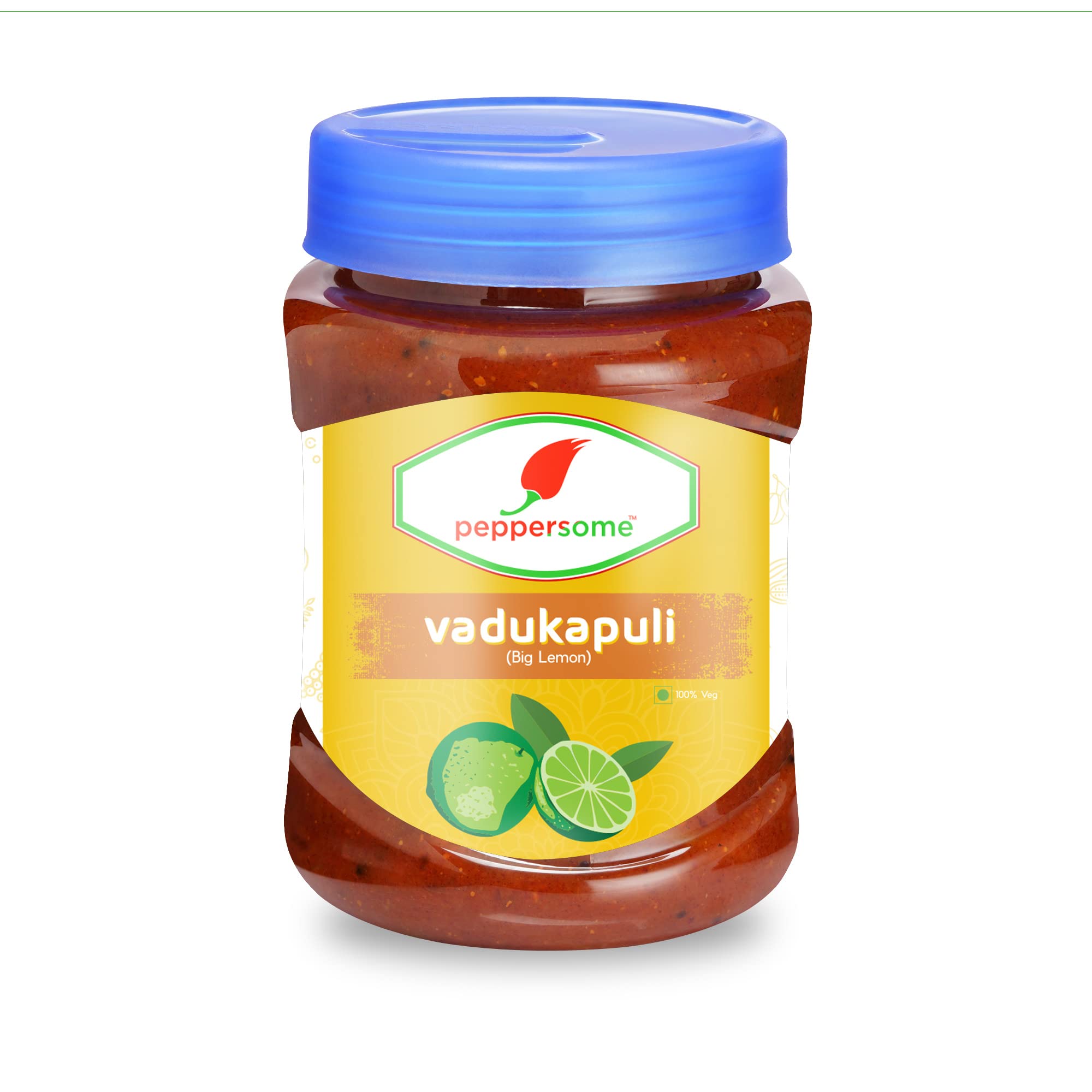 Peppersome Traditional Big Lemon/Vadugapuli Pickle (250 gm)