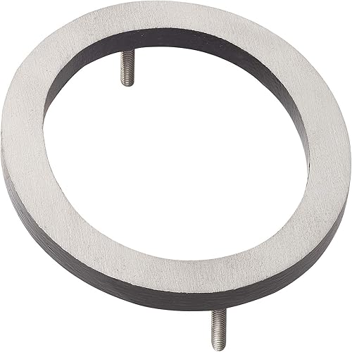 Montague Metal Products MHN-24-F-BK2-0 Números de casa de dirección flotantes modernos de aluminio cepillado sólido, negro de dos tonos,