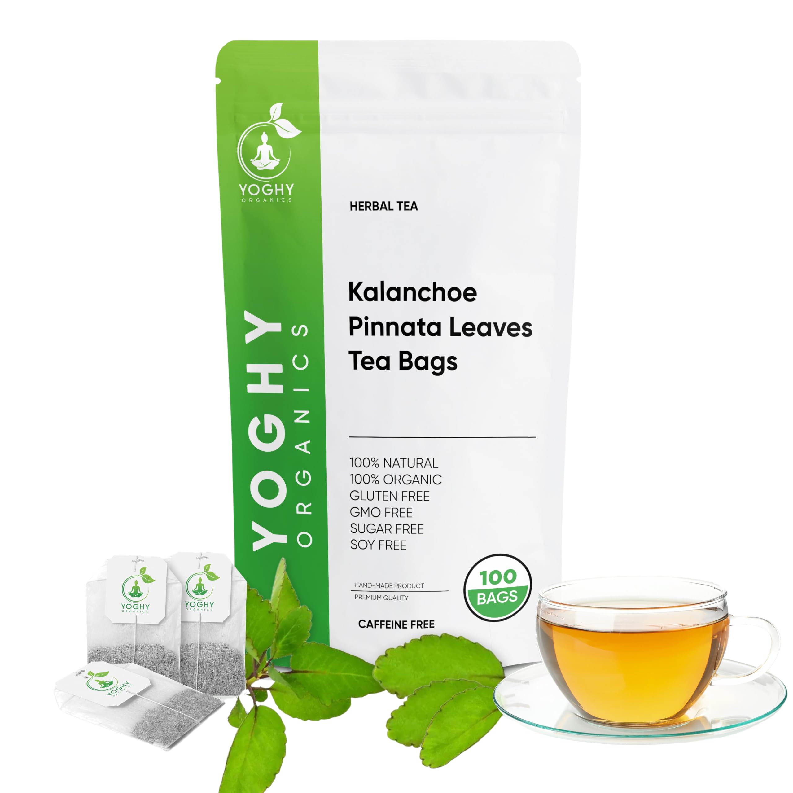 Kalanchoe Pinnata Leaves Tea Bags 100 Tea Bags Healthy Organic Leaves Herbal Tea
