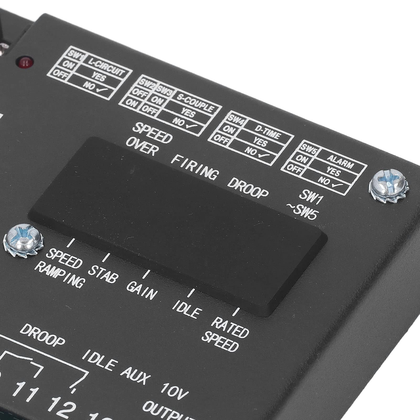 Generador Electrónico Panel Controlador De Velocidad Módulo Regulador del Gobernador del Motor 24V DC S6700H, Control Rápido Y Preciso para La Velocidad del Motor