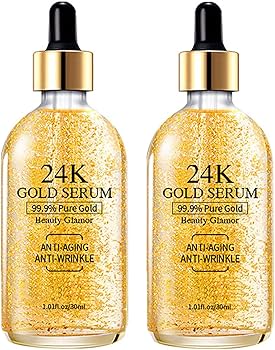 Amazon.com: 24K Gold Serum for Face, 2Pack Skin Tone Even