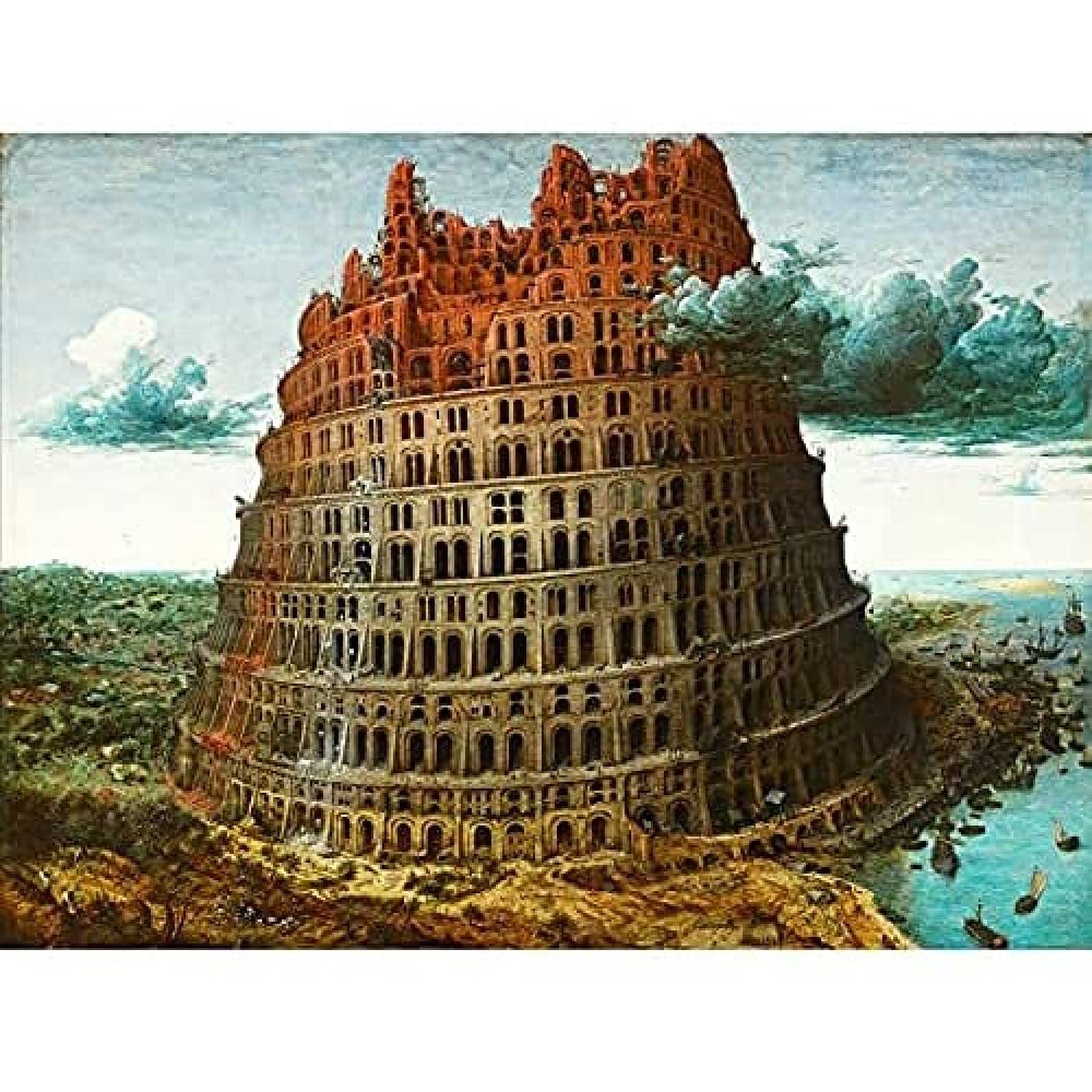 Pieter Bruegel The Elder The Tower Of Babel Rotterdam Unframed Wall Art Print Poster Home Decor Premium
