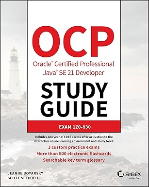 Amazon.com: OCP Oracle Certified Professional Java SE 21 Developer ...