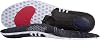PRO 11 WELLBEING Hydro-Tech Sports Orthotic Insoles with Dual Layer Impact Shell Absorber and Metatarsal Support System (6/9 UK, Black)