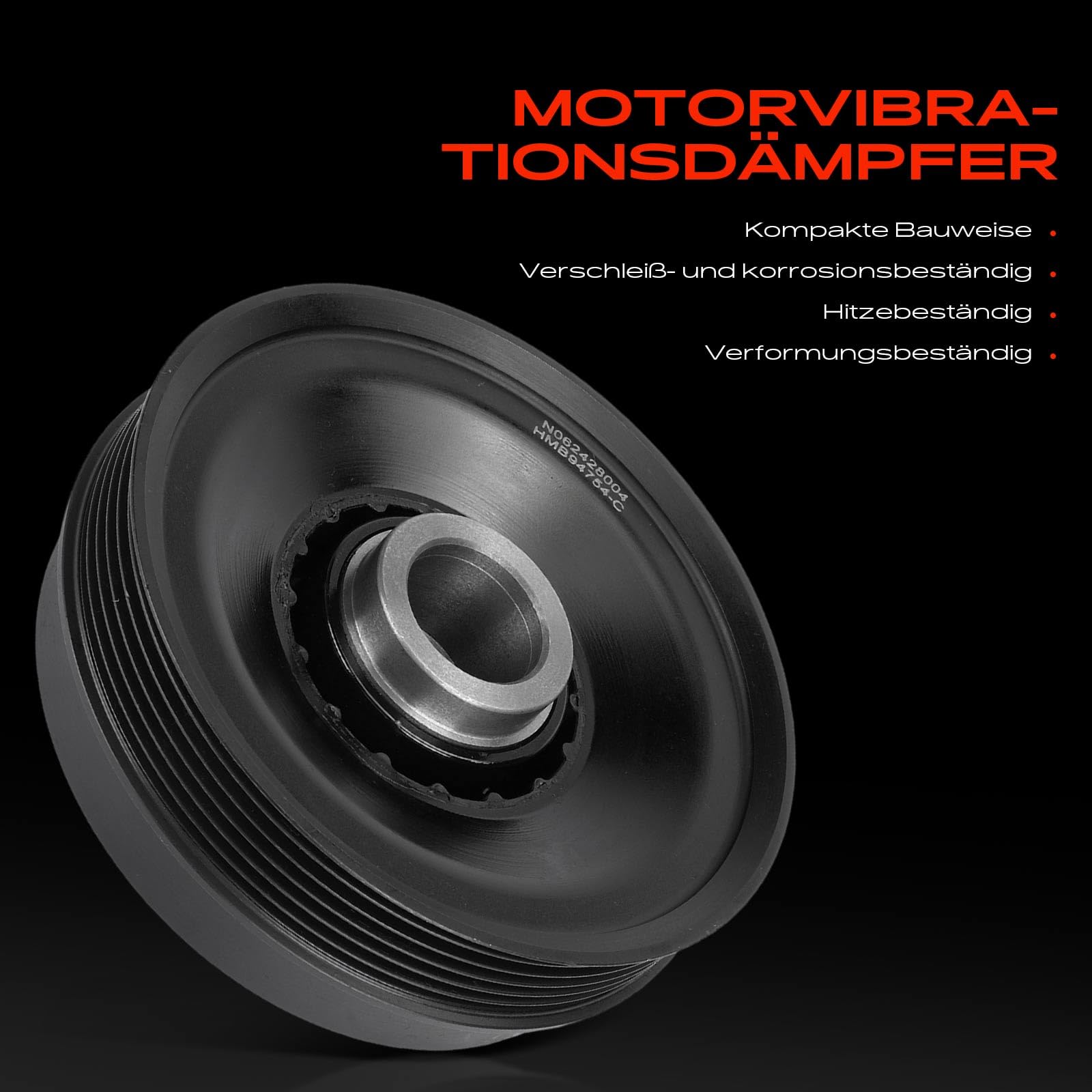 Frankberg Riemenscheibe Kurbelwelle Benzin Kompatibel mit Min.i R50 R53 Min.i Cabriolet R52 Replace# 11237525135