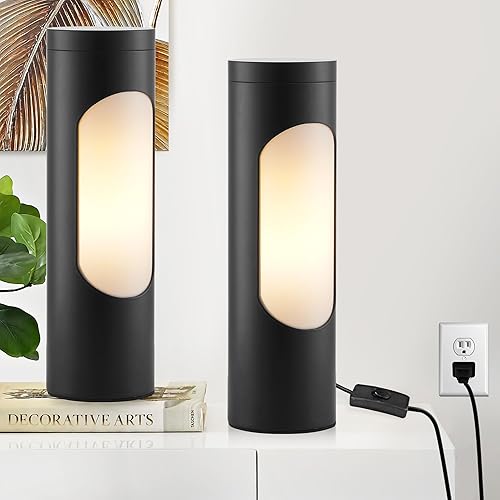 Miniatura 8 de LEDIARY Lámpara kosher, lámpara de lectura para shabbos, lámparas de mesa blancas y luz nocturna para sala de estar, dormitorio, bombilla T10