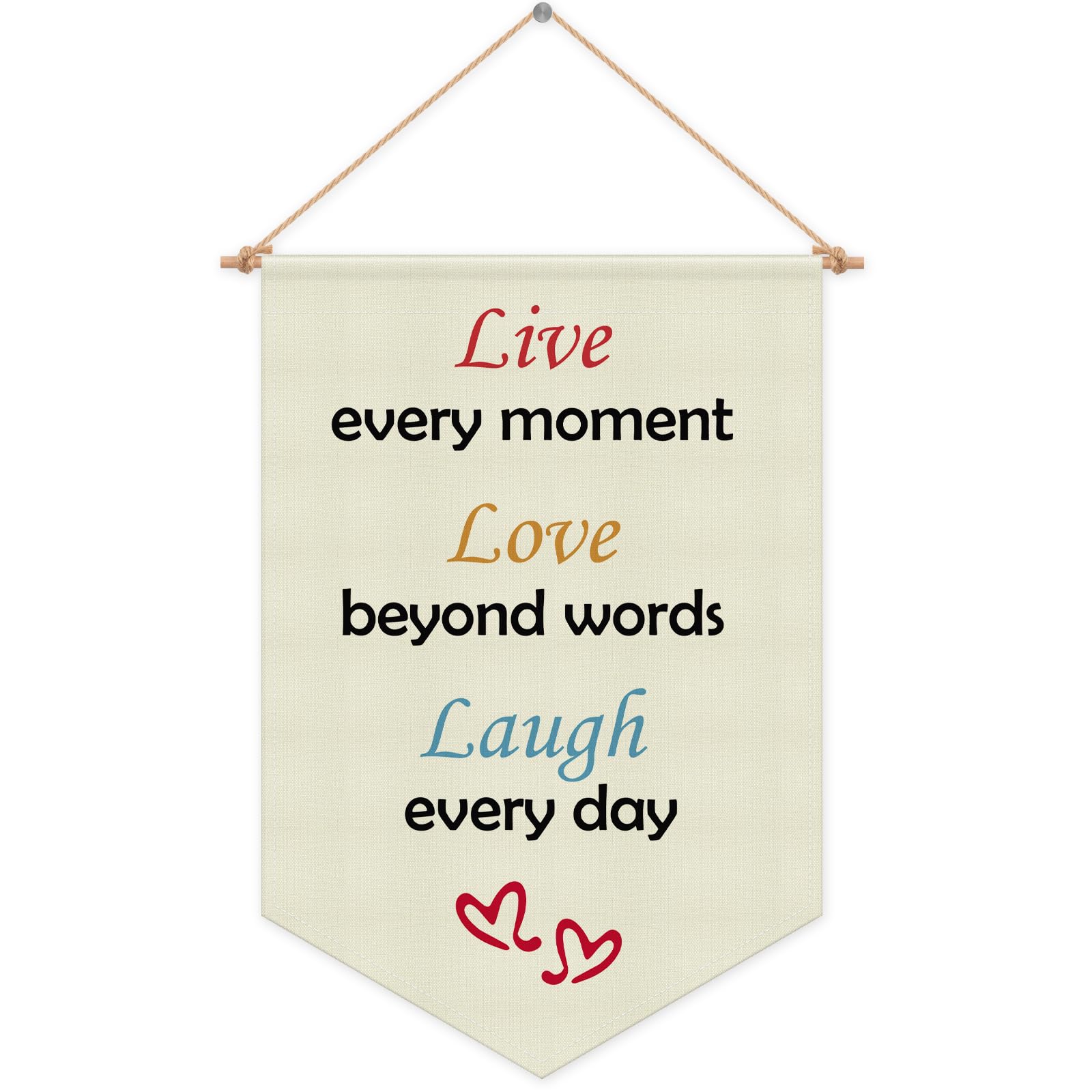 Inspirational Wall Decor for Kids Room Hanging Pennant Flag Banner Motivational Wall Decor for Nursery Playroom Game Room Mental Health Gifts Bedroom Decoration Christmas Birthday Gift