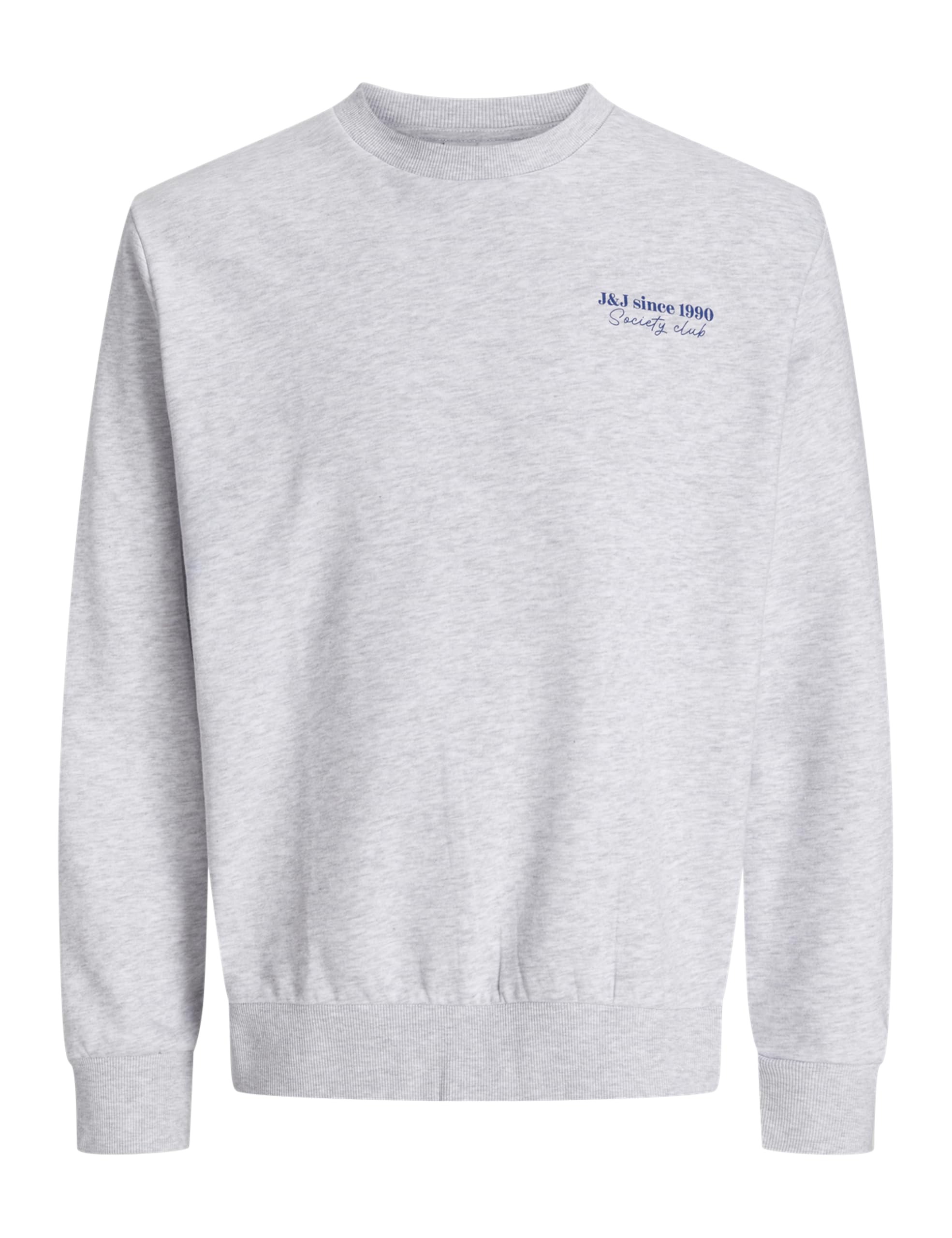 JACK & JONES Jjninety Sweat Crew Neck, White melange, XS
