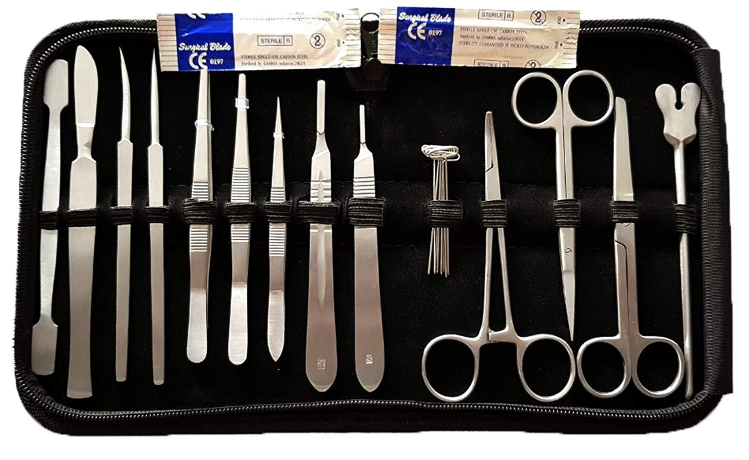 Forgesy Premium Quality Stainless Steel Dissection Kit Set with Tools for Medical Students of Anatomy, Biology, Veterinary, Marine Biology with Case and Scalpel Blades Included for Dissecting Frogs (B085CMTCS5) Amazon Price History, Amazon Price Tracker