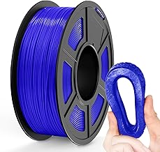 TECBEARS TPU Filament 1.75mm Blue, Flexible TPU 3D Printer Filament, 95A TPU Dimensional Accuracy +/- 0.02mm, 1kg Spool, Blue