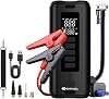 800A Vehicle Engine Tire Inflation Air Compressor 100W with 12000mAh Led Lighted Powerbank Feature