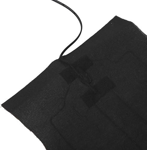 Miniatura 7 de Almohadilla térmica USB de 5 V, 2 A, almohadilla térmica de carbono lavable, calentador de tela eléctrica, para cuello, espalda, abdomen,