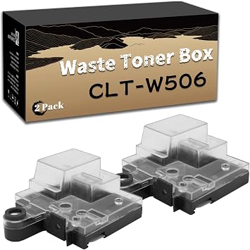 Compatible Waste Toner Box Replacement for Samsung CLT-W506,for CLP-680DW 680ND CLX-6260FD CLX-6260FR CLX-6260FW CLX-6260ND CLX-6260NR SL-C3010DW SL-C3010ND Printer 2 Pack