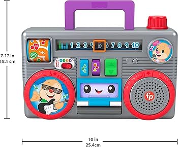 Fisher-Price GWN49 Laugh & Learn Busy Boombox Musical