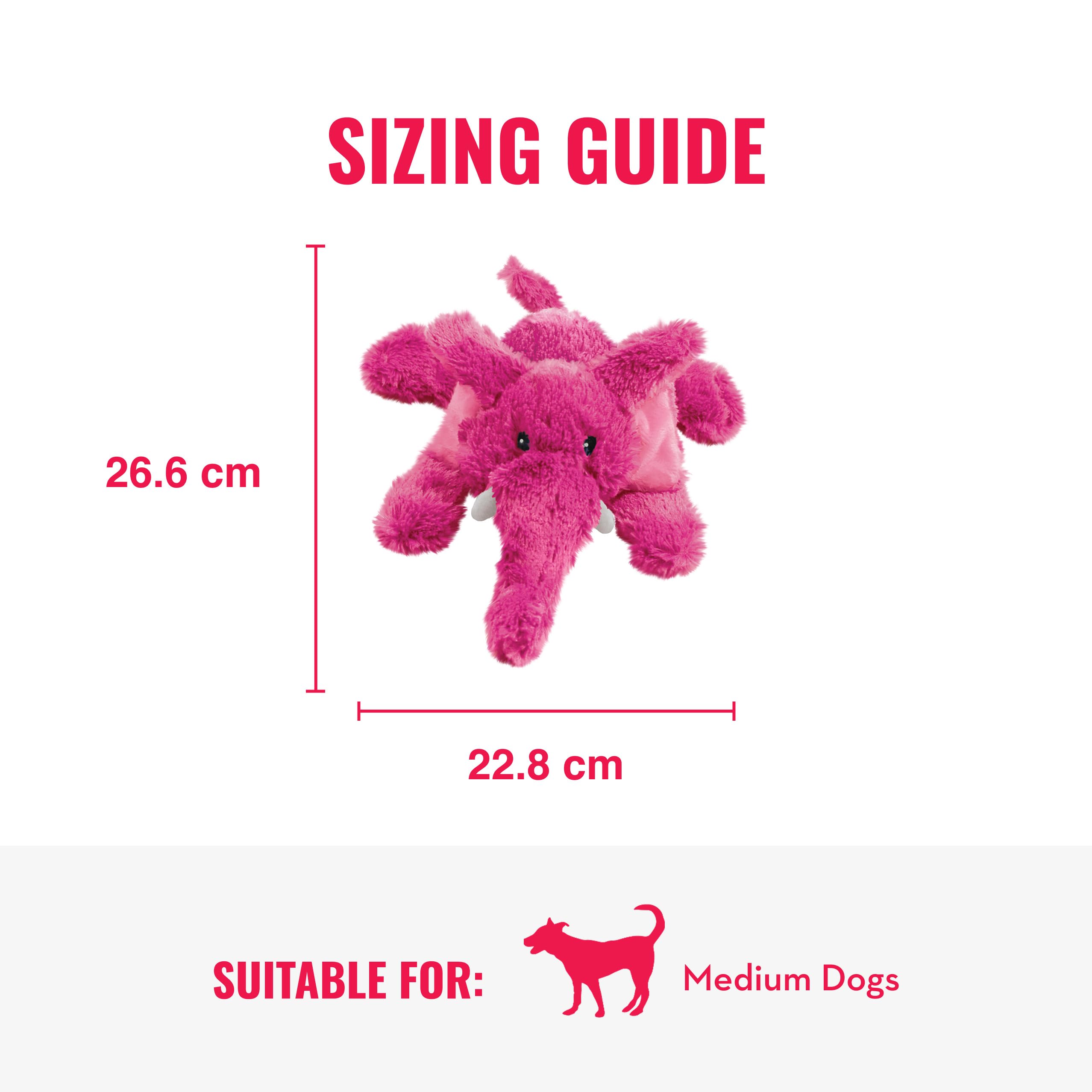 Pet Supplies : Pet Squeak Toys : KONG Cozie Plush Dog Toy with