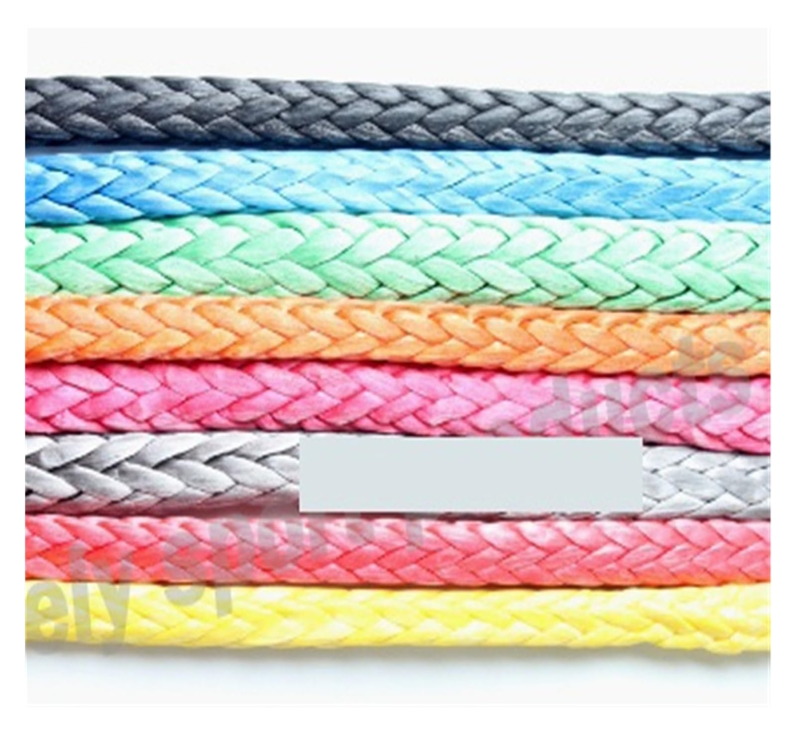 3 mm x 200 m syntetyczna lina do wyciągarek samochodowych, 2000 funtów, wytrzymała holowania pojazdów terenowych ATV UTV Wysoka wytrzymałość(Orange)
