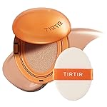 TIRTIR Mask Fit Ai Filter Cushion Foundation | AI-Like Semi-Matte Finish - Up to 72-Hour Medium to Full Coverage Korean BB Cushion Make up Beauty, 25C Cool Taupe, 0.63 Fl Oz