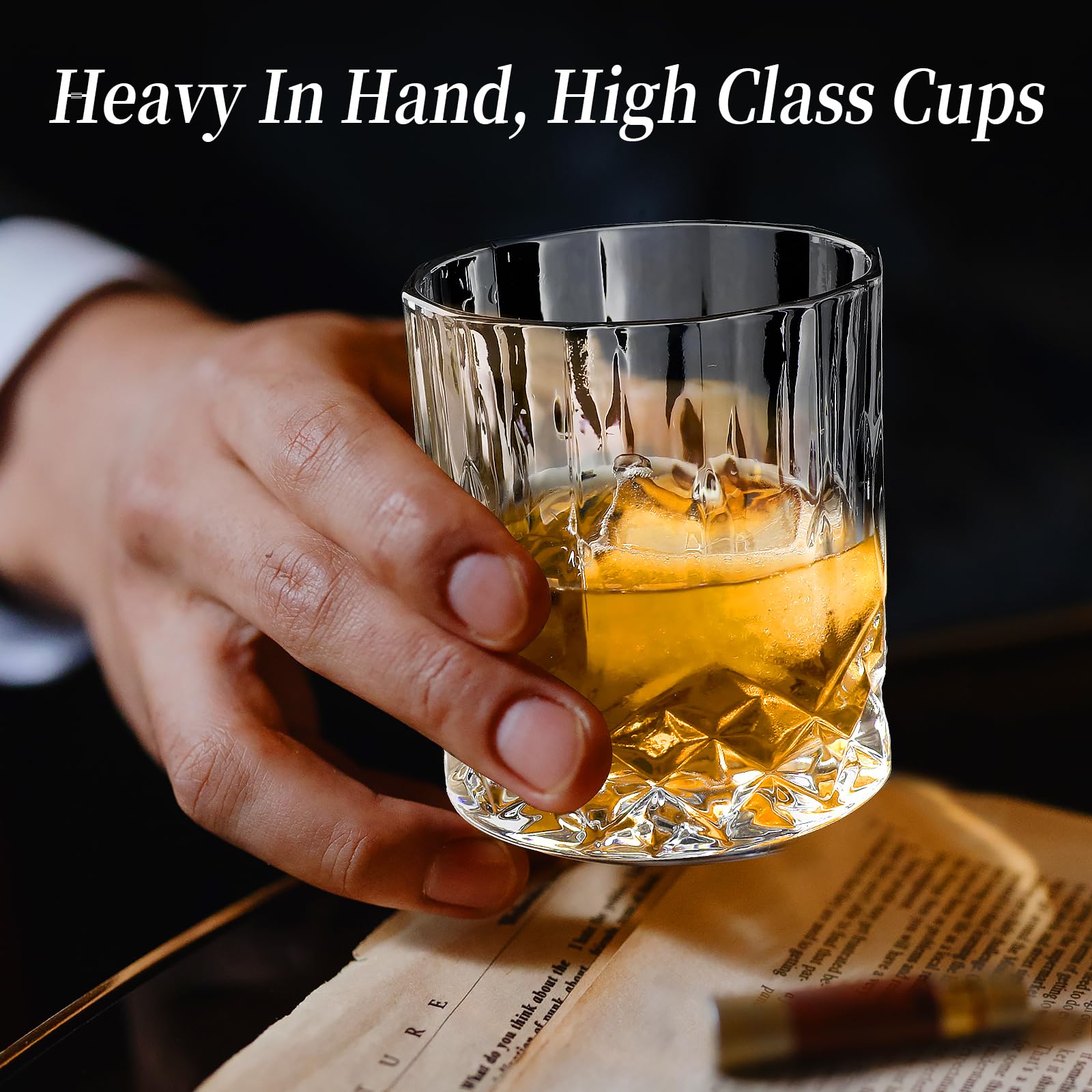 300 ml Super Nette Whisky Bril Berg Japan Stijl Kristal Wijn Cup Set Chivas Ijsberg Whisky Rock Mok Brandy Tumbler Borrel kopen vanaf een prijs van 13