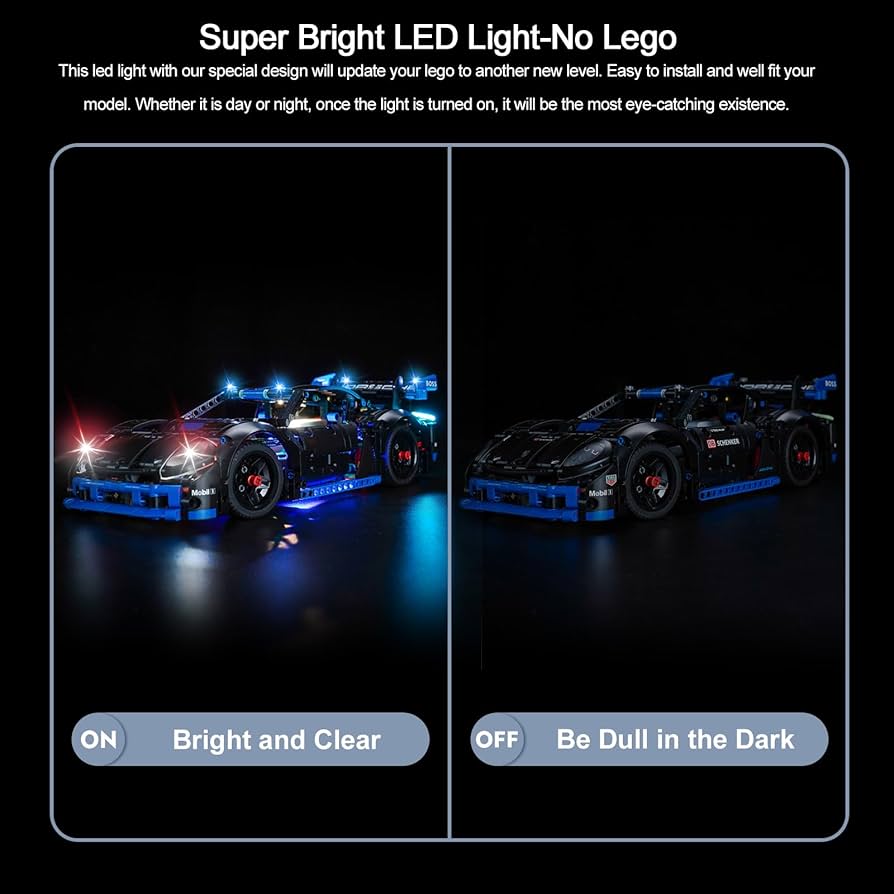 Amazon.co.jp: BrickBling LEDライト レゴテクニック ポルシェ