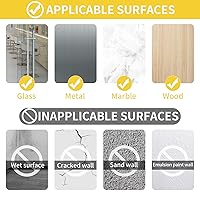 Vista 4 de Cinta de Doble Cara Fuerte y Resistente, Extra Grande 1.77 pulgadas x 66 pies (20m), Cinta de Malla de Fibra de Vidrio para Alfombras de Tela