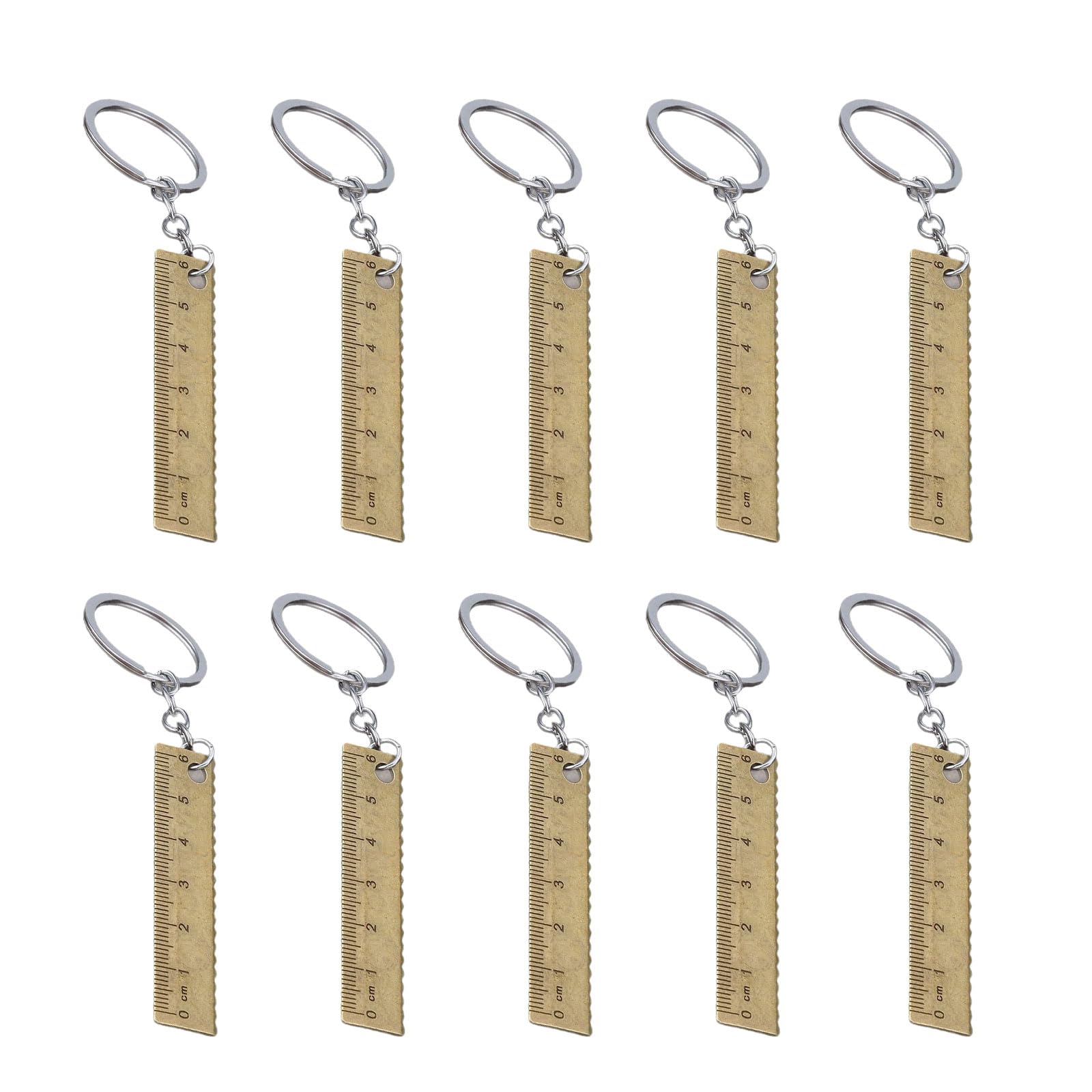 Netbiio Oh! Multi-Purpose Metal Measuring Tool Small Ruler Jewellery Work Sizing Portable Pocket Scale Small Ruler Metal