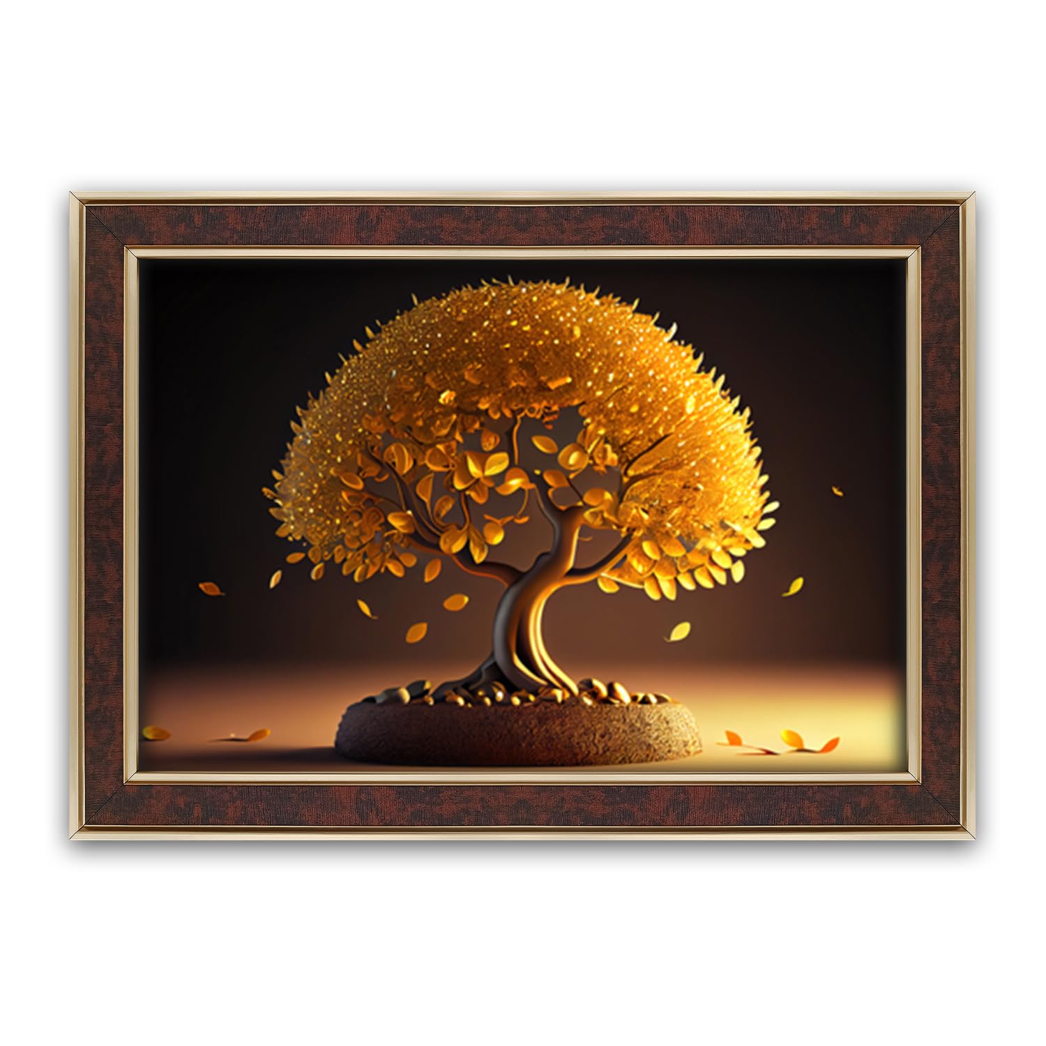 Vastu Money Tree Wall Painting - Bring Good Fortune -28