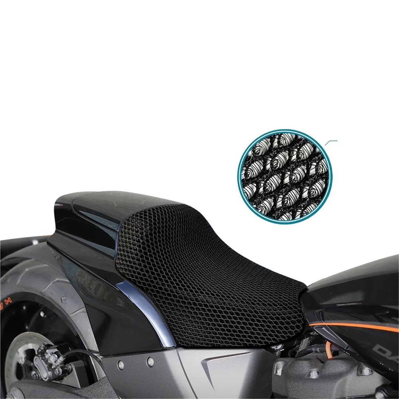 Parte a due ruote Moto Accessori Per Protezione Sedile Airflow Coprisedile Per FXDR114 2019-2023