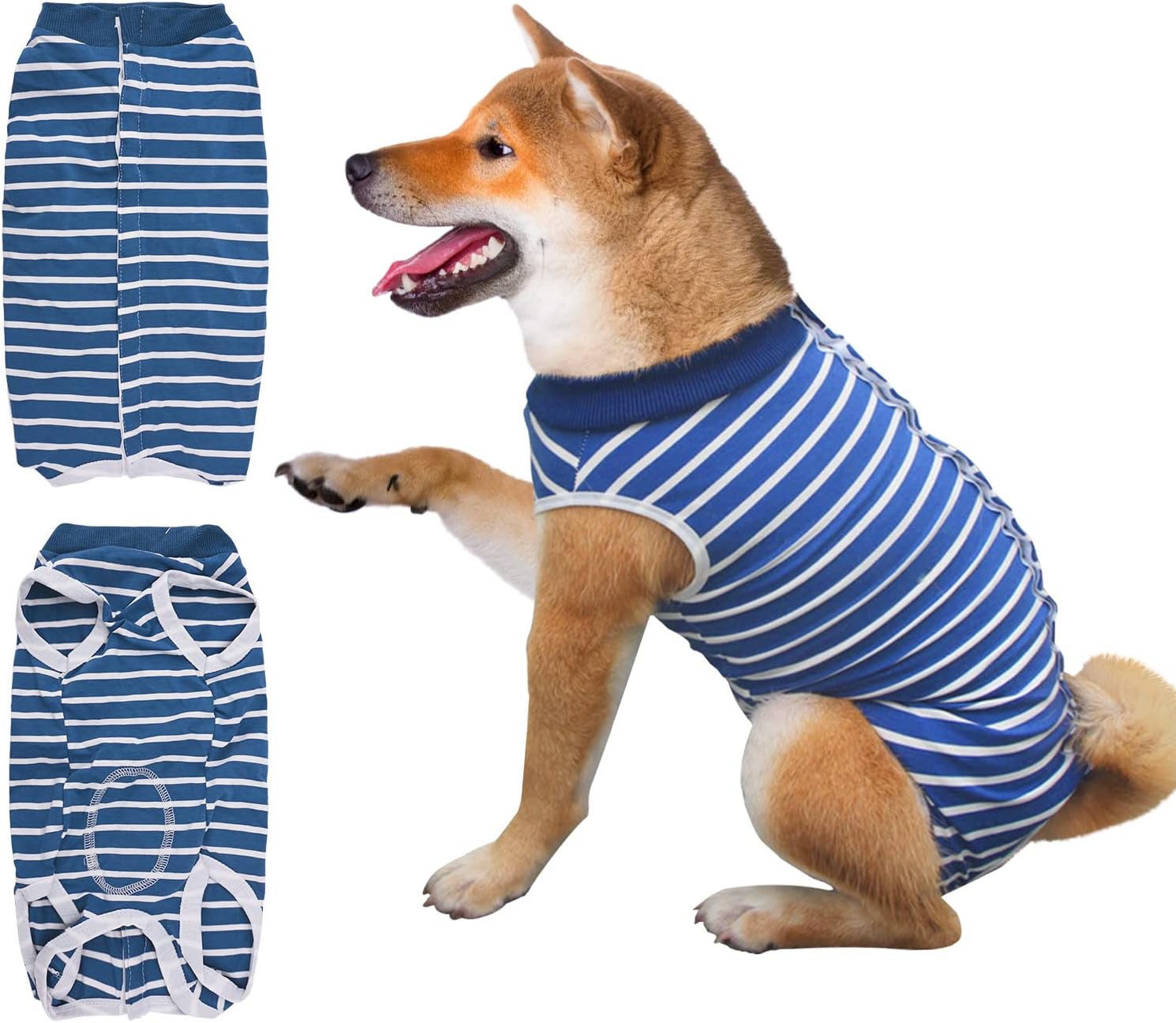 Recovery Suit for Dogs and Cats After Surgery - Surgical Shirt for Female Male Pets, Cone E-Collar Alternative Vest, Post-Operative Abdominal Wounds Protector, Prevent Licking