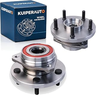 KUIPERAUTO 513159 Pair Front Wheel Hub Bearing Assembly Compatible with 1999 2000 2001 2002 2003 2004 Jeep Grand Cherokee 4.0L 4.7L 5 lugs Non-ABS