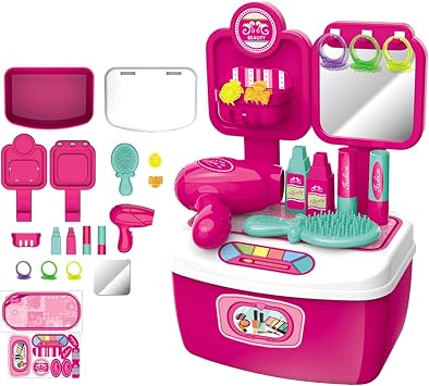 Make-up Toy, Hair & Makeup, Childrens Makeup Set, Shop Pretend Play, Pretend Play, Hairdresser Toy, Hairdresser, Hair & Makeup, Girls, Hairdresser, Pretend Play, Toy, Christmas, Gift