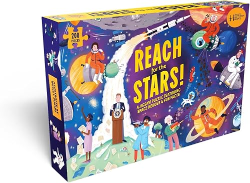 Reach for the Stars! A 200 pieces Jigsaw Puzzle/anglais: A History Heroes Space Jigsaw