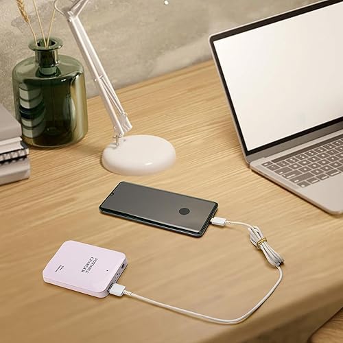 Miniatura 9 de Soporte para cargador de teléfono alimentado por batería 4AA, soporte de batería para carga de emergencia, soporte de carga USB portátil con 4