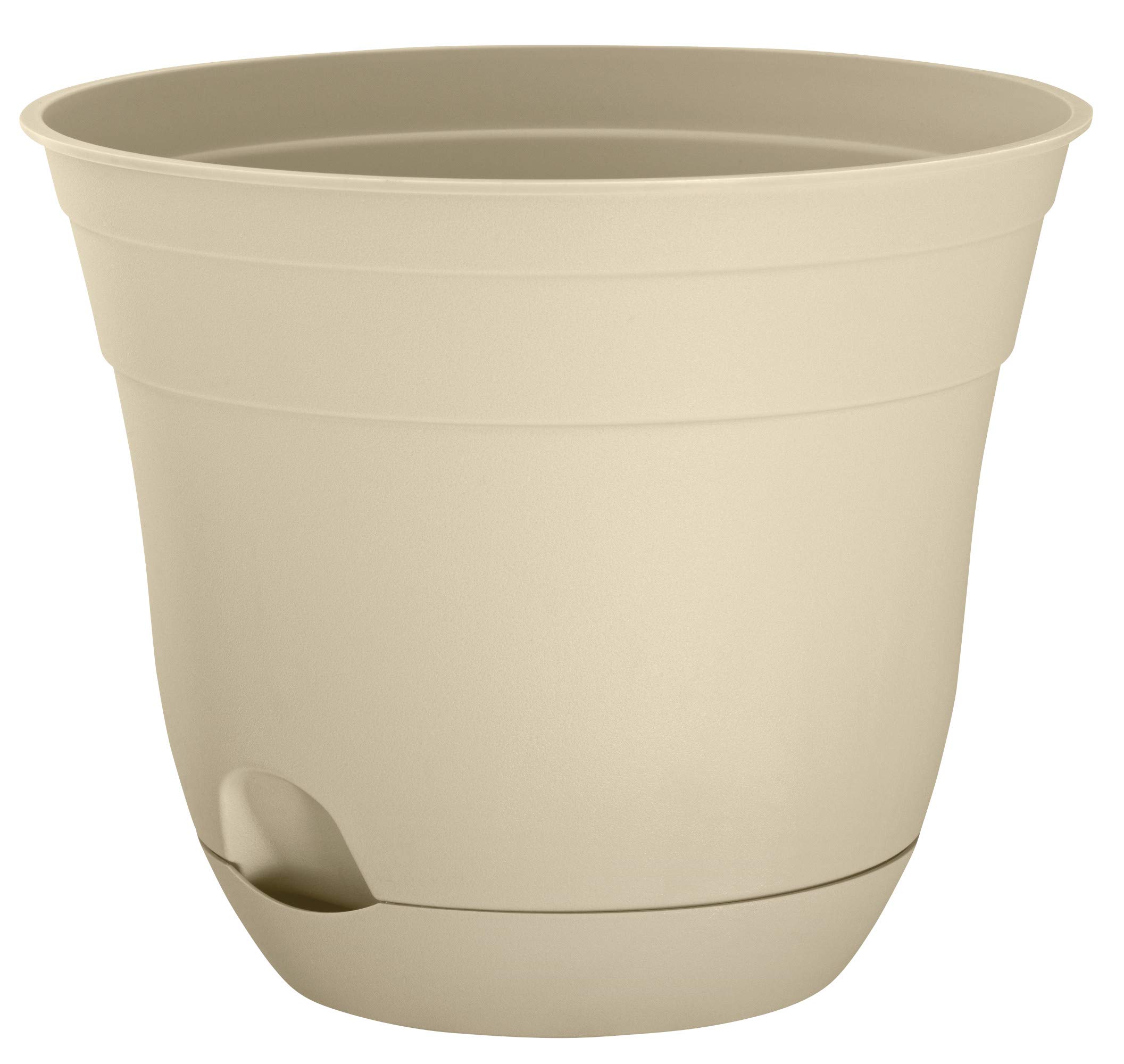 Suncast 0909L7 9.7" Indoor, Outdoor Self-Watering Resin Garden Planter, 7 Pack, Linen