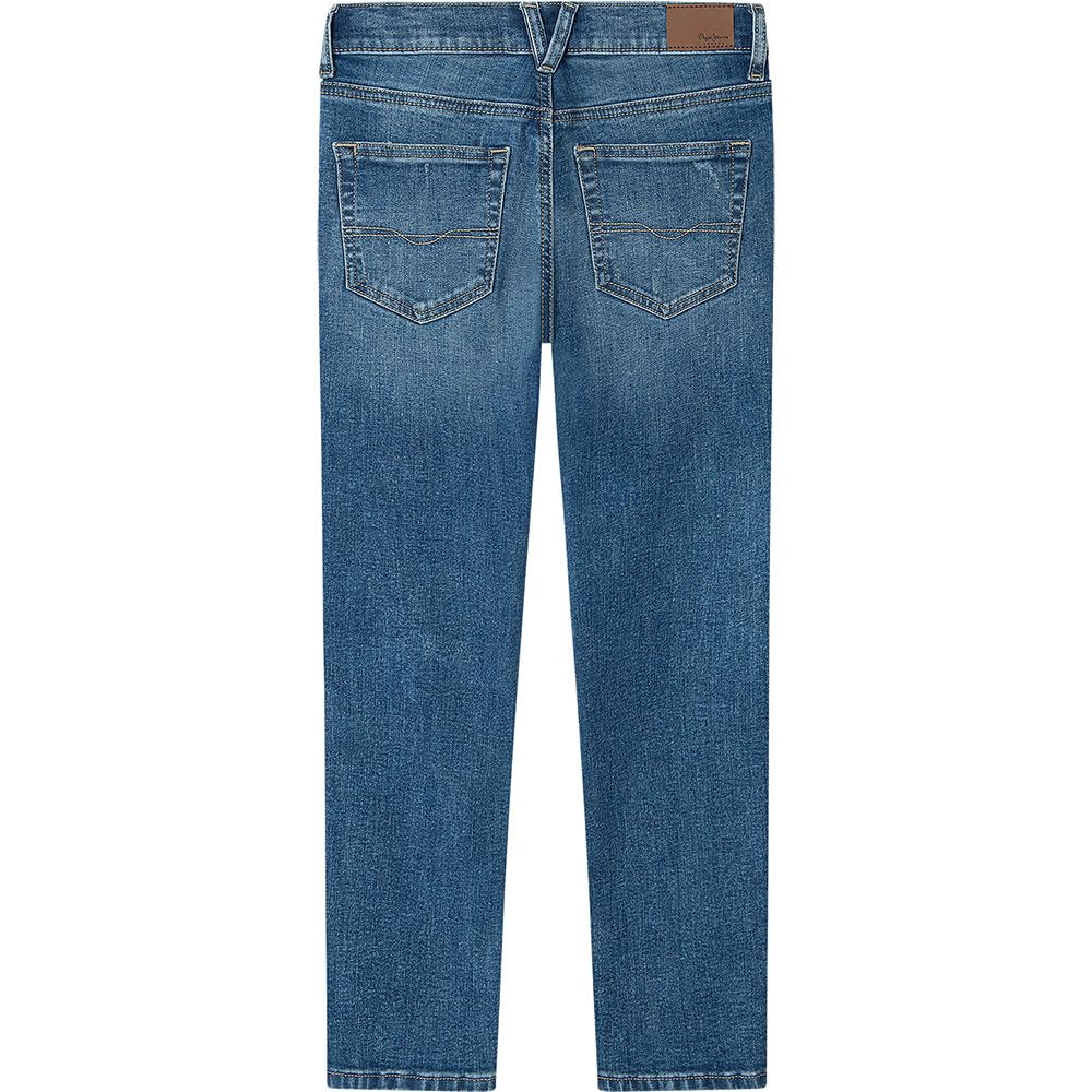 Pepe Jeans Slim Fit FS Cashed Worn Med. Blue Jeans, Azul (Denim-4wc), 14 años niño, Azul (Denim-4wc), 14 años