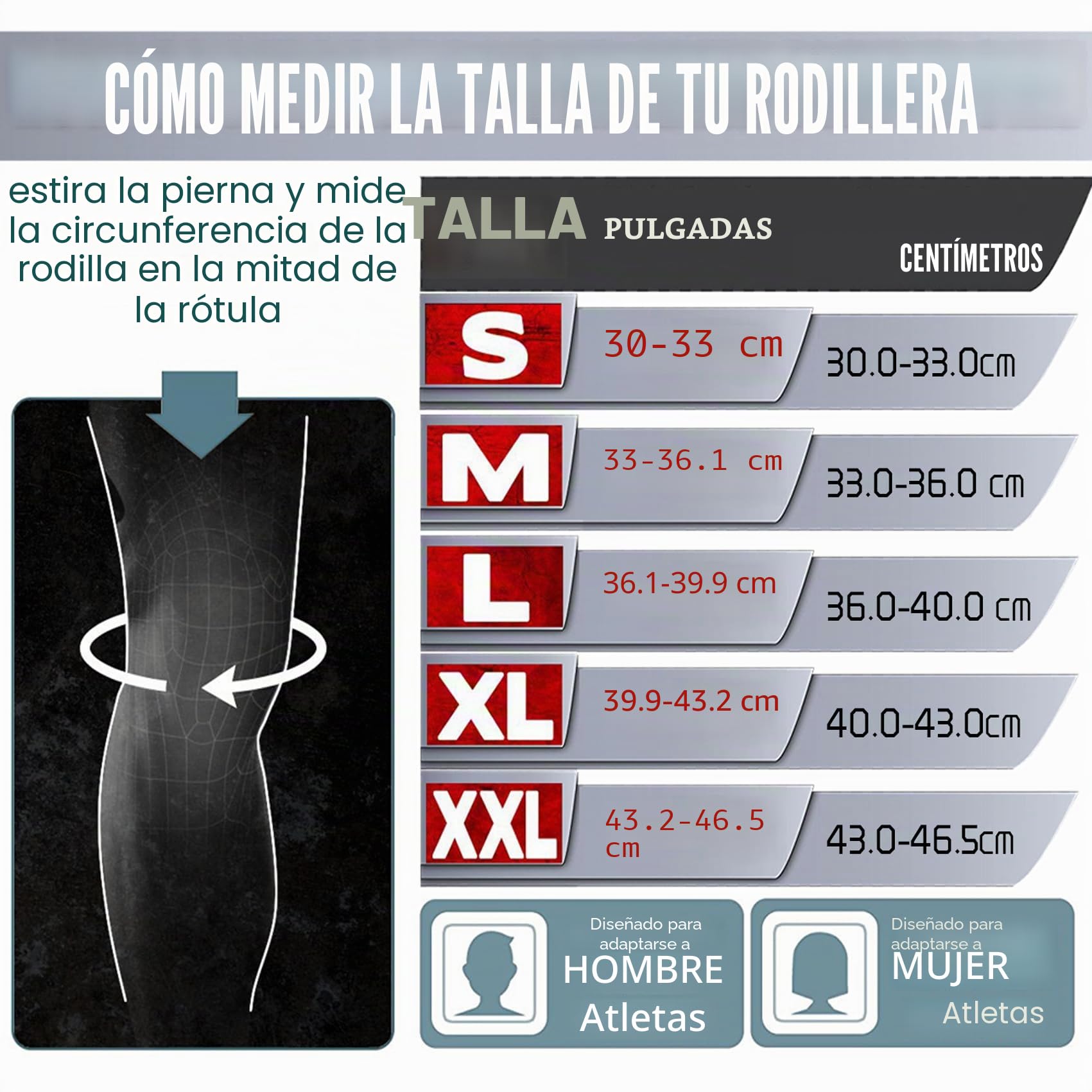 Rodilleras (1 Par) Neopreno 7mm Compresión Soporte para Entrenamiento Cruzado, Levantamiento de Pesas, Sentadillas, Baloncesto
