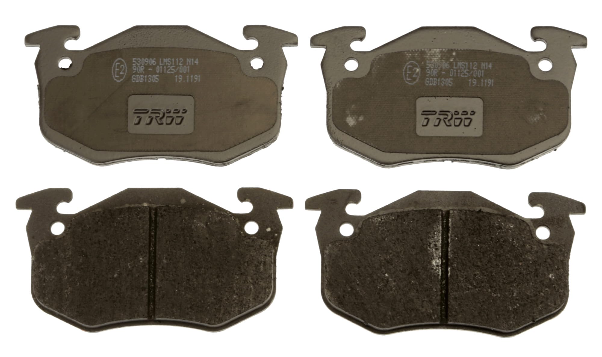 TRW GDB1305 Kit De Plaquettes De Frein Frein à Disque COTEC pour Renault Clio MK II (BB_, CB_) 1998-2016 Essieu Arrière et autre