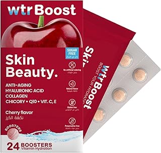 Skin Beauty Hydration Tablet, Anti-Aging, Cherry flavor, 24 Tablets