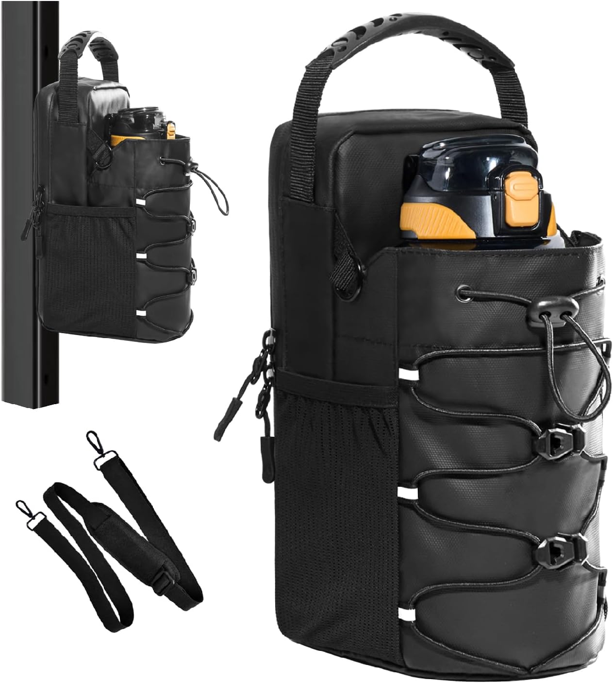 Magnet gym bag for Men and Women,Magnetic Sling Pocket...