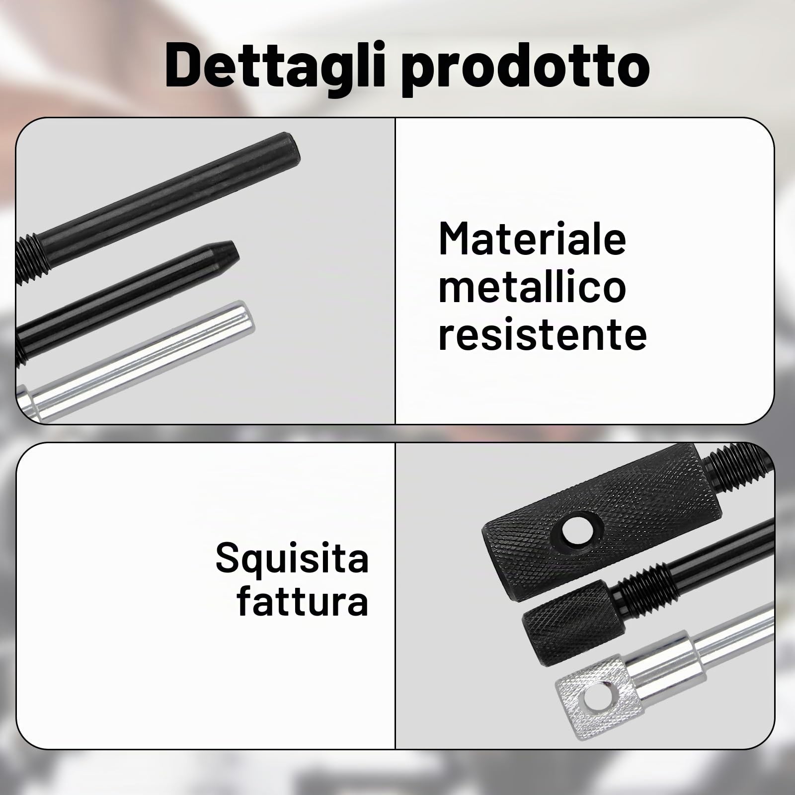 Kit di Attrezzi per la Distribuzione e Bloccaggio Motore per Renault 1.5 e 1.9 DCi, Compatibile con Kangoo, Mégane, Scenic, Twingo, Sandero, Duster - Set di Perni e Strumenti TPM