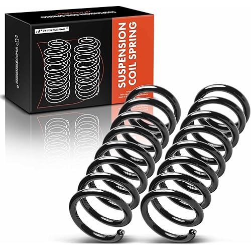 A-Premium 2Pcs Front Suspension Coil Spring Set Compatible with Lincoln Town Car 1981-1990, Mark VI 1980-1983 & Ford Crown Victoria 1992-2002 & Mercury Grand Marquis, Driver and Passenger Side