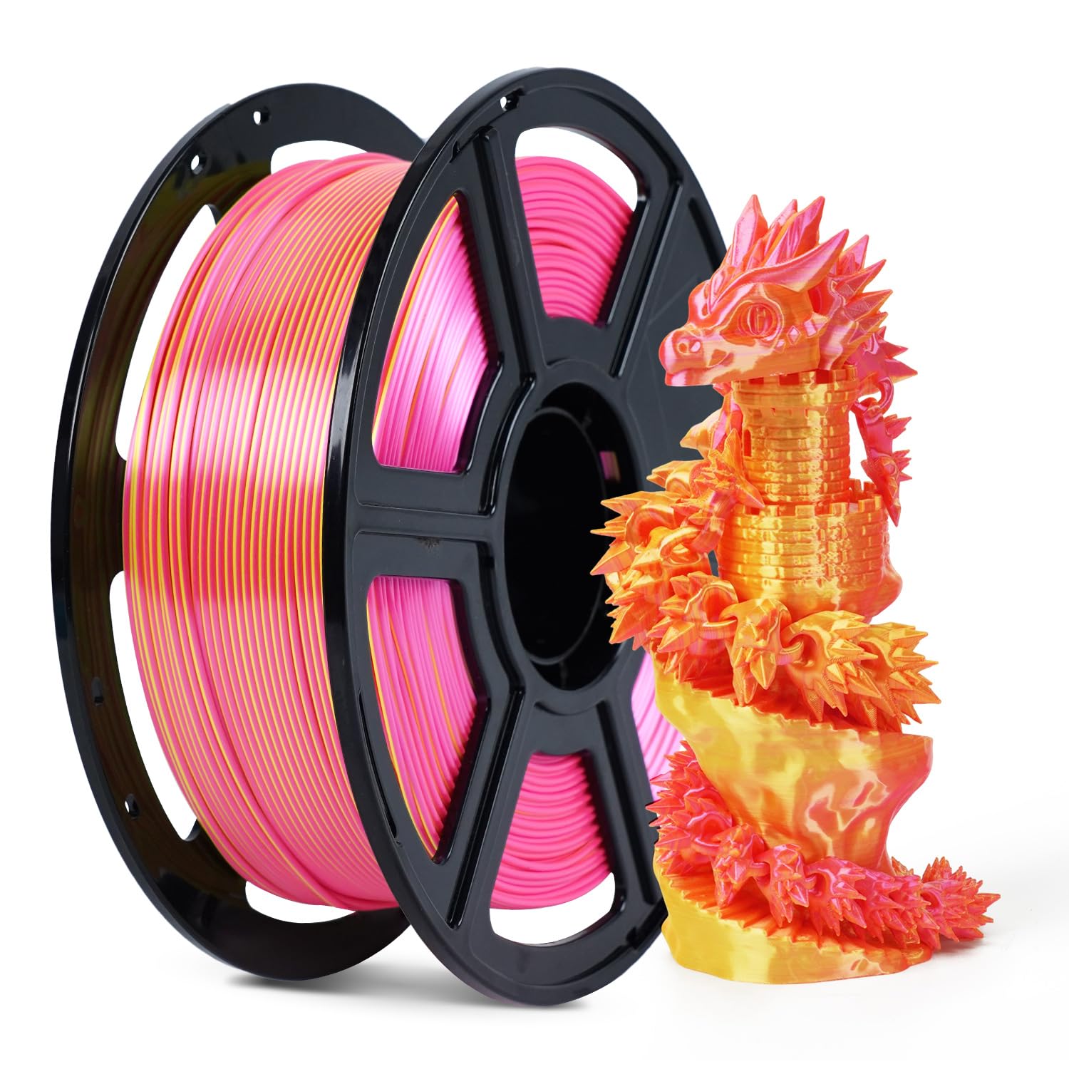 Rainbow 3D Printing Filament - Color Changing PLA -25 Rainbow 3D Printing Filament - Color Changing PLA -25