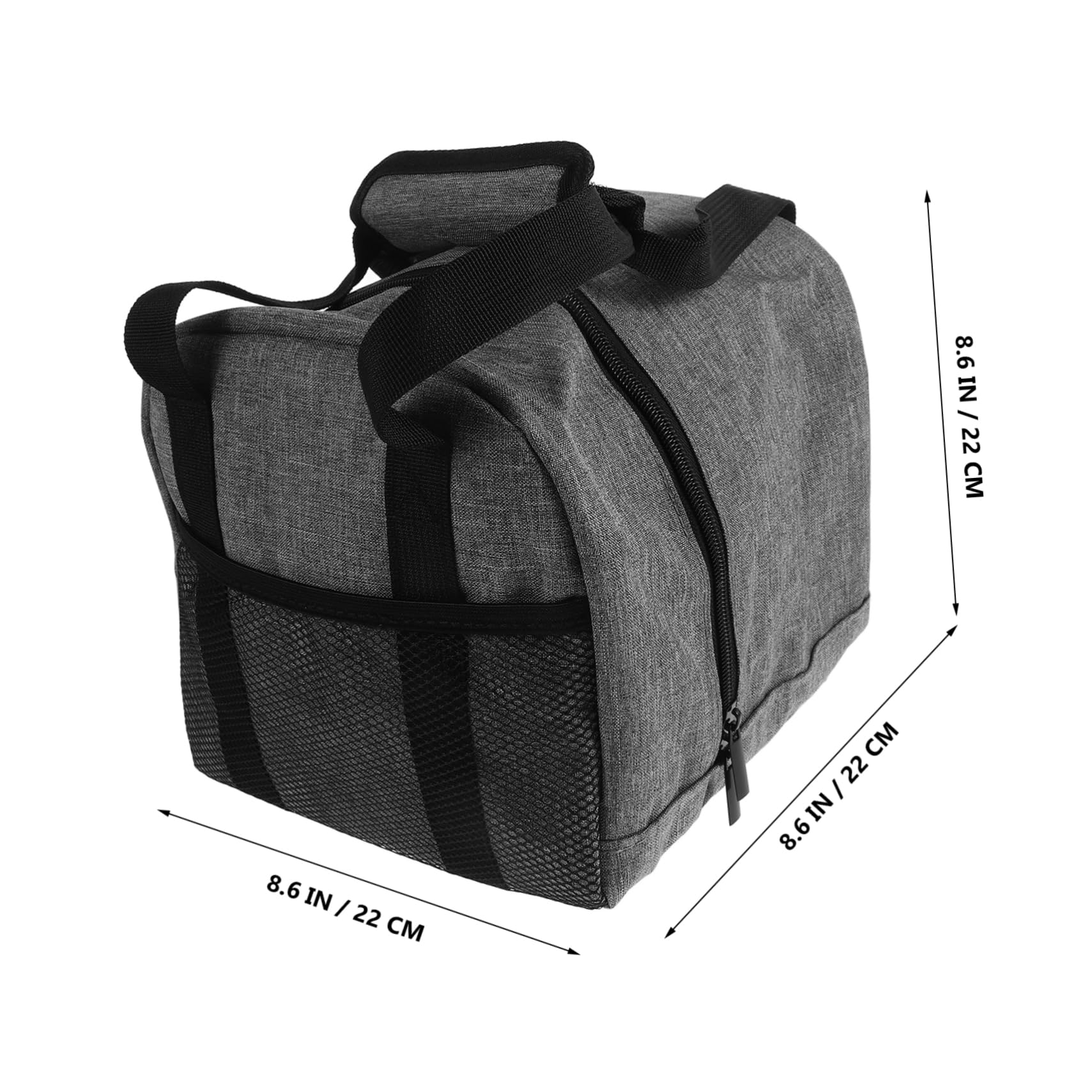 BESPORTBLE Single Ball Bowling Bag Padded Holder Mesh Tote Large Sports Equipment Bag for Travel