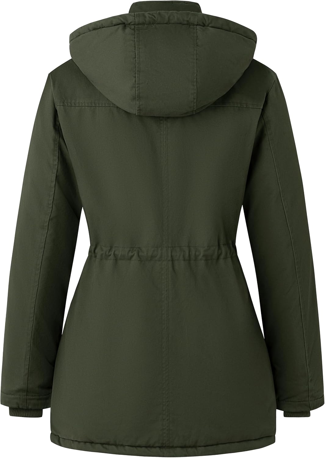 Wantdo Women's Winter Thicken Puffer Coat Warm Fleece Lined Parka Jacket with Hood - Image 2