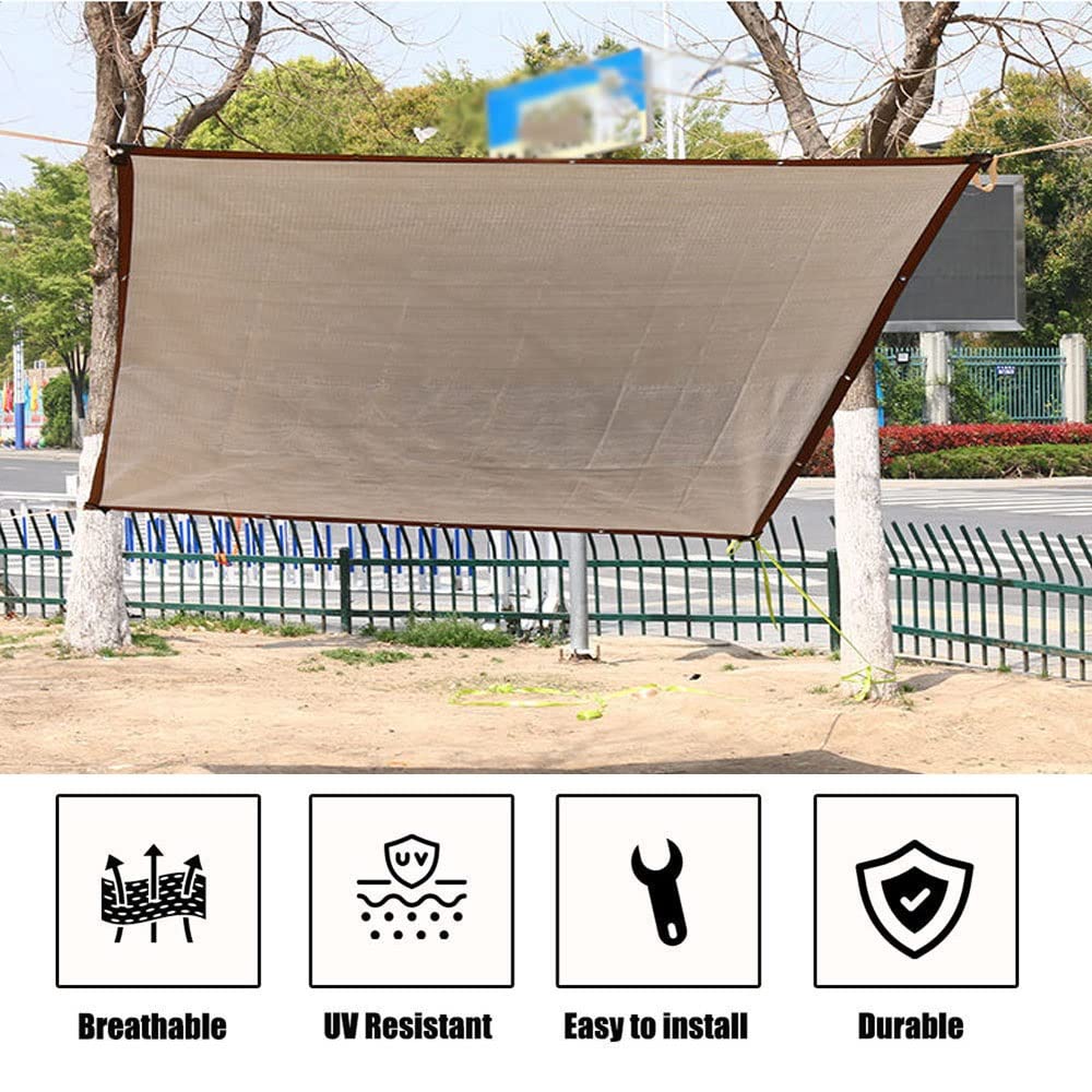 Filet D'ombrage Aluminium Réfléchissant 2x4 M - Pour Voiture, Jardin, Serre, Pergola, Chien