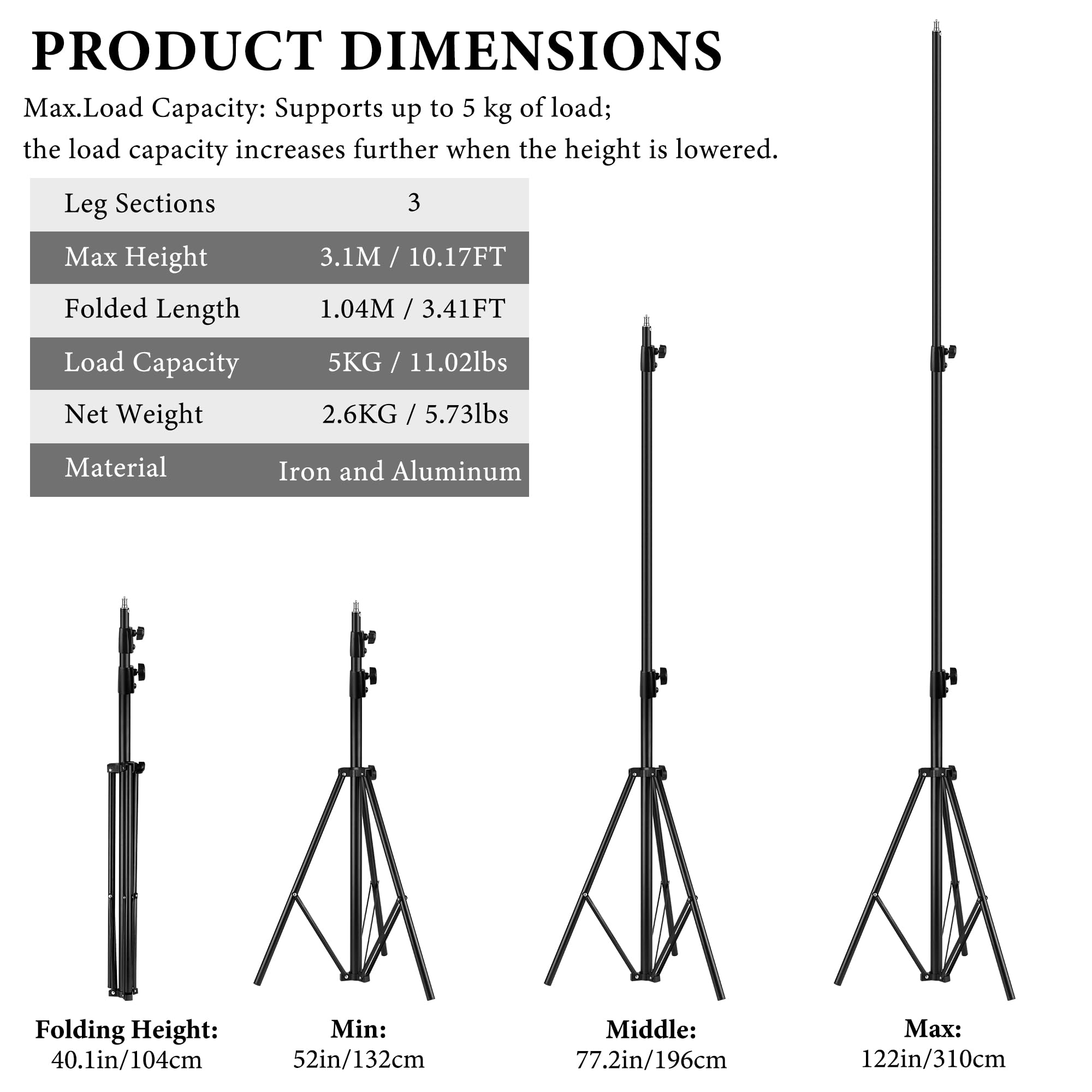 Geekria Trípode para cámara Deportiva Alto de 10 ft con Kit de Montaje, Soporte de grabación AI Ajustable para fútbol, 互換性 con XbotGo, Veo, Trace, Pixellot, Hudl, Ballercam, SOLOSHOT